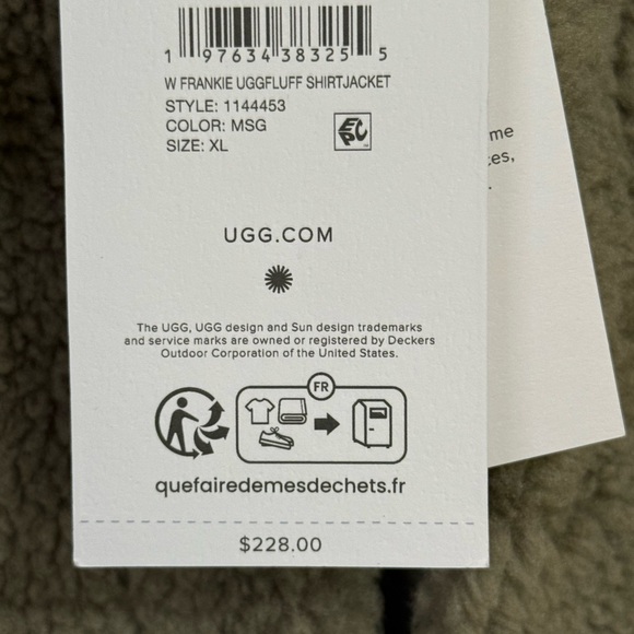 UGG Women’s Frankie Uggfluff shirt jacket/shacket retail $228| - Picture 13 of 15